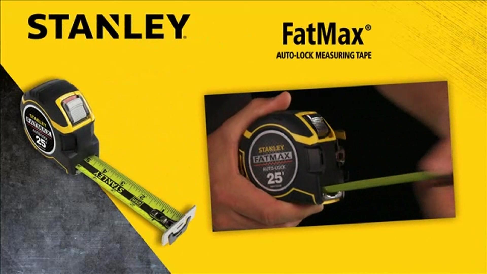 STANLEY® FATMAX® Auto-Lock Measuring Tape | STANLEY® Tools